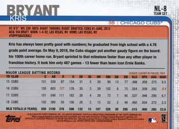 2019 Topps National League All-Stars #NL-8 Kris Bryant Back