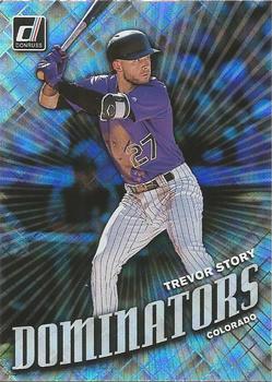 2019 Donruss - Dominators Diamond #D5 Trevor Story Front