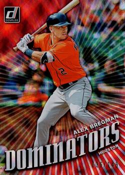 2019 Donruss - Dominators Red #D6 Alex Bregman Front