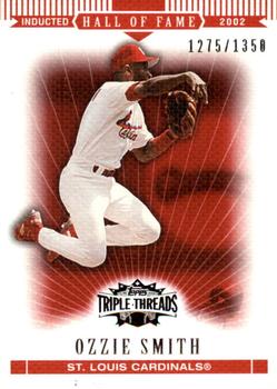 2007 Topps Triple Threads #96 Ozzie Smith Front