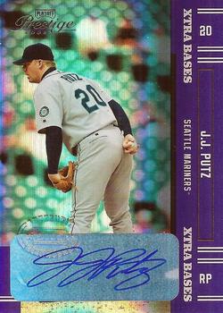 2005 Playoff Prestige - Signature Xtra Bases Purple #28 J.J. Putz Front