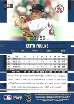 2005 Playoff Prestige - Xtra Bases Green #79 Keith Foulke Back