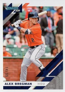 2019 Donruss - Holo Back #182 Alex Bregman Front