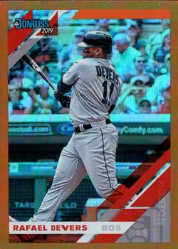 2019 Donruss - Holo Orange #128 Rafael Devers Front