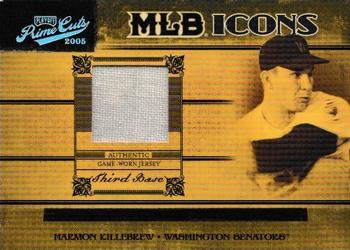 2005 Playoff Prime Cuts - MLB Icons Material Jersey #MLB-20 Harmon Killebrew Front