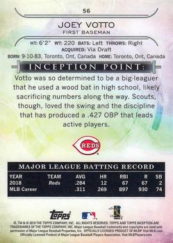2019 Topps Inception - Red #56 Joey Votto Back