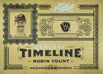 2005 Playoff Prime Cuts - Timeline Century Silver #T-20 Robin Yount Front