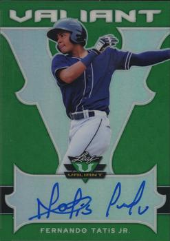 2018 Leaf Valiant - Green #BA-FT1 Fernando Tatis Jr. Front