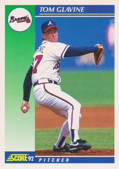 1992 Score #450 Tom Glavine Front