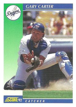 1992 Score #489 Gary Carter Front