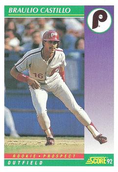 1992 Score #824 Braulio Castillo Front