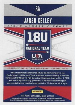 2019 Panini USA Baseball Stars & Stripes - Longevity Base Ruby #38 Jared Kelley Back