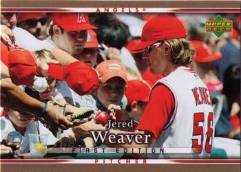 2007 Upper Deck First Edition #106 Jered Weaver Front