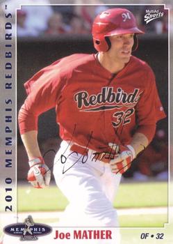 2010 MultiAd Memphis Redbirds #4 Joe Mather Front