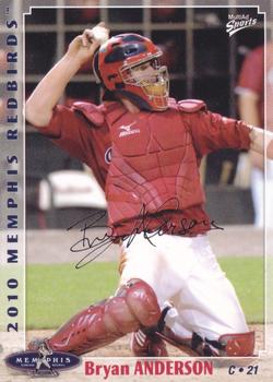 2010 MultiAd Memphis Redbirds #7 Bryan Anderson Front