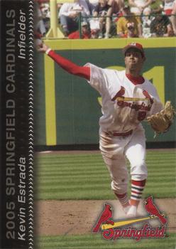 2005 MultiAd Springfield Cardinals SGA #12 Kevin Estrada Front