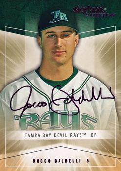 2005 SkyBox Autographics - Royal Insignia #53 Rocco Baldelli Front