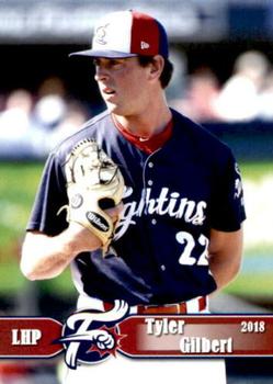 2018 Grandstand Reading Fightin Phils #NNO Tyler Gilbert Front