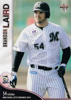 2019 BBM Chiba Lotte Marines #M56 Brandon Laird Front