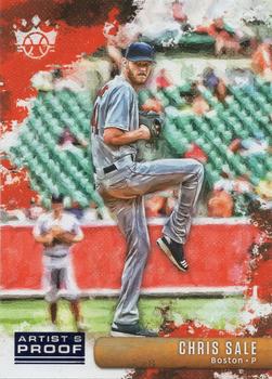 2019 Panini Diamond Kings - Artist's Proof Blue #84 Chris Sale Front