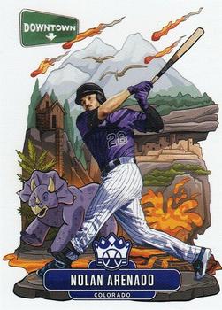 2019 Panini Diamond Kings - Downtown #D9 Nolan Arenado Front