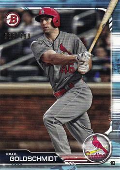 2019 Bowman - Sky Blue #85 Paul Goldschmidt Front