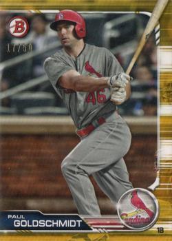 2019 Bowman - Gold #85 Paul Goldschmidt Front