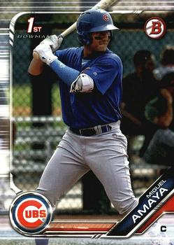 2019 Bowman - Prospects #BP-35 Miguel Amaya Front