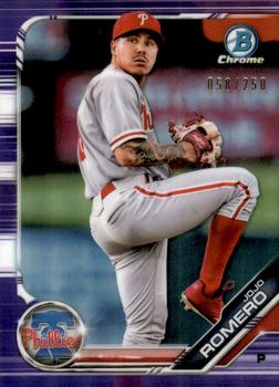 2019 Bowman - Chrome Prospects Purple Refractor #BCP-37 JoJo Romero Front