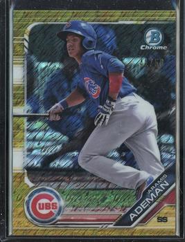 2019 Bowman - Chrome Prospects Gold Shimmer Refractor #BCP-84 Aramis Ademan Front