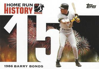 2005 Topps - Barry Bonds Home Run History #BB 15 Barry Bonds Front