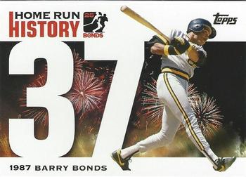 2005 Topps - Barry Bonds Home Run History #BB 37 Barry Bonds Front
