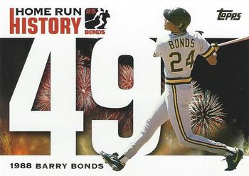 2005 Topps - Barry Bonds Home Run History #BB 49 Barry Bonds Front