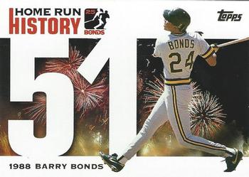 2005 Topps - Barry Bonds Home Run History #BB 51 Barry Bonds Front