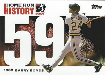 2005 Topps - Barry Bonds Home Run History #BB 59 Barry Bonds Front