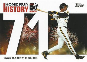 2005 Topps - Barry Bonds Home Run History #BB 71 Barry Bonds Front