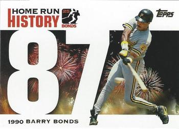 2005 Topps - Barry Bonds Home Run History #BB 87 Barry Bonds Front