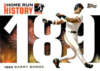 2005 Topps - Barry Bonds Home Run History #BB 189 Barry Bonds Front