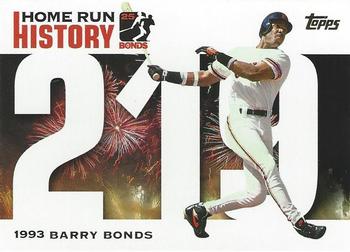 2005 Topps - Barry Bonds Home Run History #BB 219 Barry Bonds Front