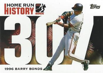 2005 Topps - Barry Bonds Home Run History #BB 307 Barry Bonds Front