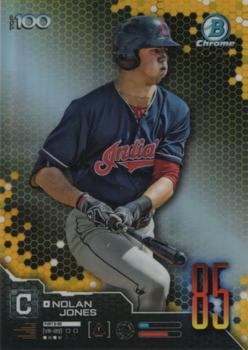 2019 Bowman - Bowman Scouts' Top 100 Gold Refractors #BTP-85 Nolan Jones Front