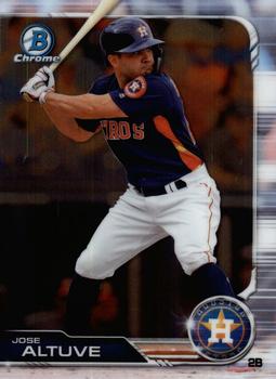 2019 Bowman Chrome #83 Jose Altuve Front