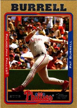 2005 Topps - Gold #550 Pat Burrell Front