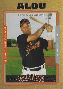 2005 Topps - Gold #605 Moises Alou Front