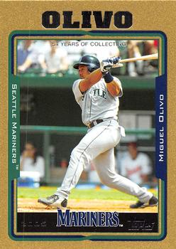 2005 Topps - Gold #618 Miguel Olivo Front