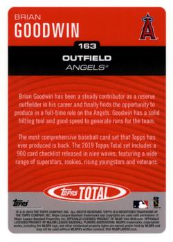 2019 Topps Total #163 Brian Goodwin Back