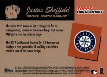 2019 Topps On-Demand Inspired by '55 Bowman #15 Justus Sheffield Back