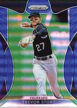 2019 Panini Prizm - Blue #113 Trevor Story Front