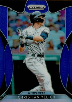 2019 Panini Prizm - Blue #116 Christian Yelich Front