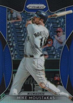 2019 Panini Prizm - Blue #124 Mike Moustakas Front